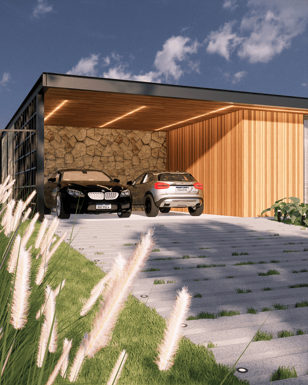 Projeto de arquitetura, casa em condomínio em Terras da Alvorada em Itupeva, 300 m²