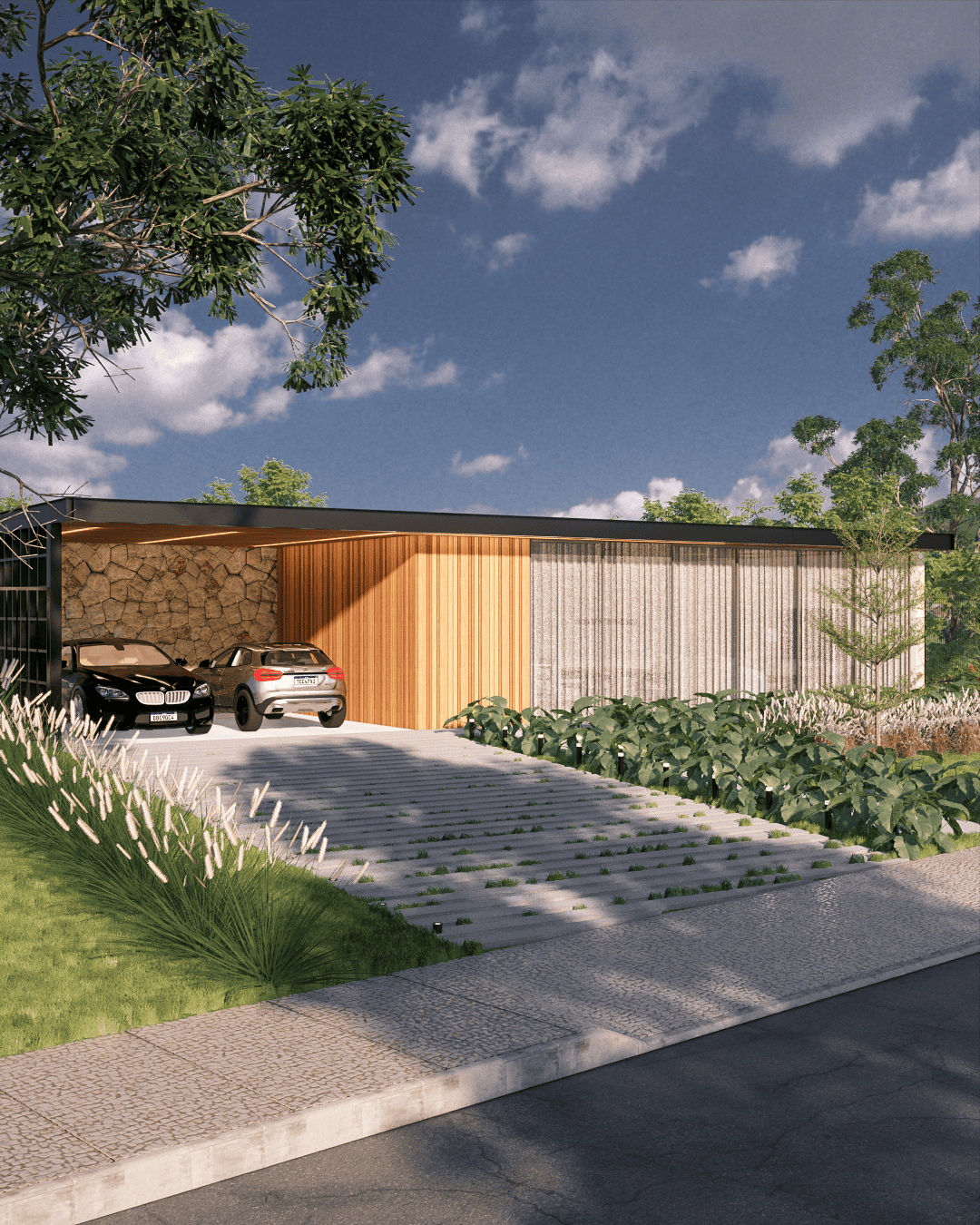 Projeto de arquitetura, casa em condomínio em Terras da Alvorada em Itupeva, 300 m²