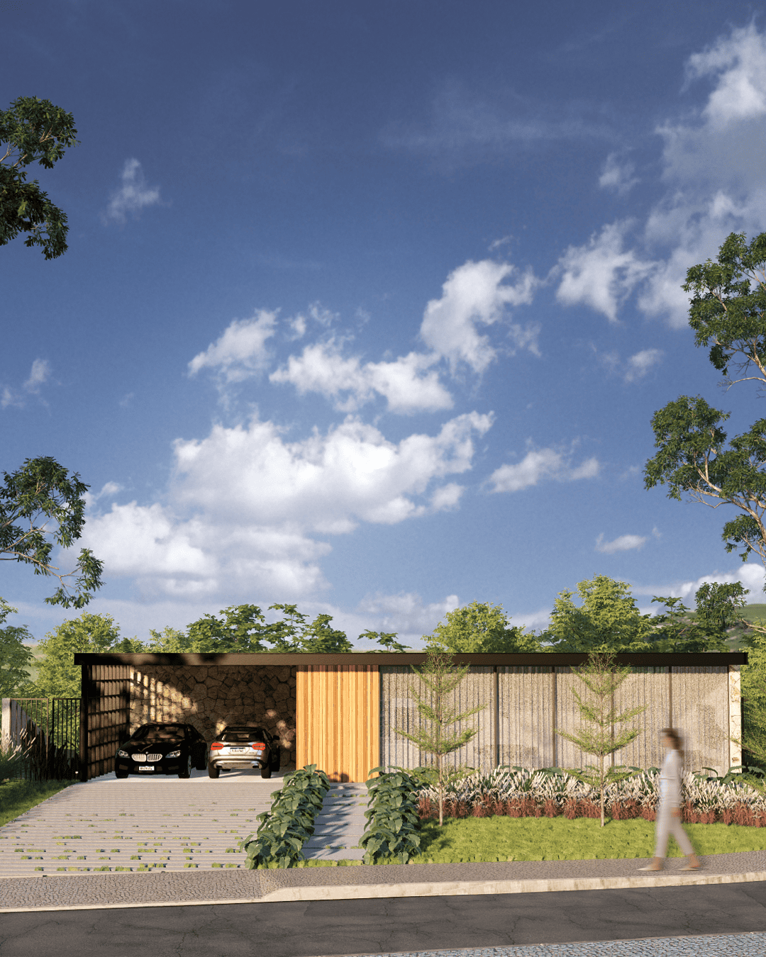 Projeto de arquitetura residencial desenvolvido no Condomínio Terras da Alvorada, em Itupeva, na região de Jundiaí. Soluções modernas, funcionais e personalizadas.