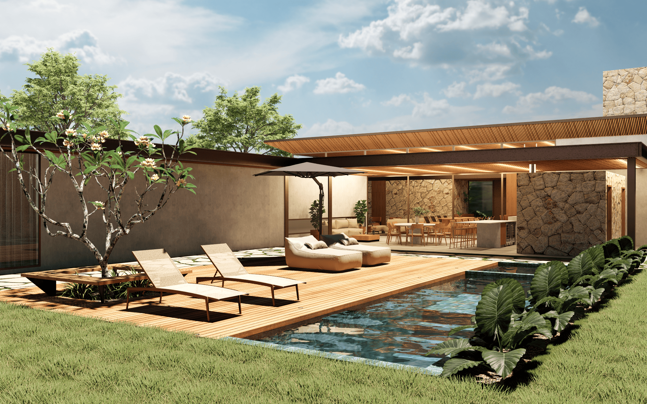 Projeto de arquitetura, casa em condomínio em Jardim Atenas Malota Jundiaí, 250 m²